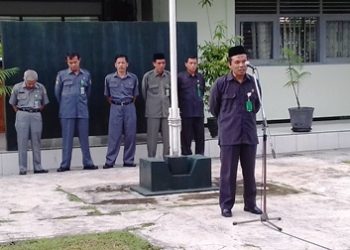 Update informasi melalui apel pagi