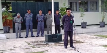 Update informasi melalui apel pagi