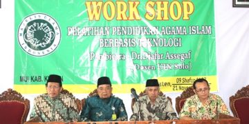 MUI Klaten  adakan pelatihan PAI berbasis teknologi