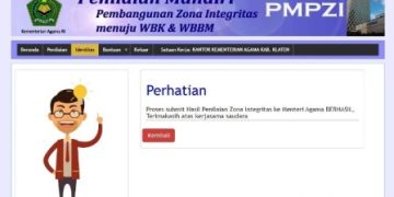 Submit PMPZI 2020, Komitmen Kemenag Klaten Wujudkan WBK dan WBBM