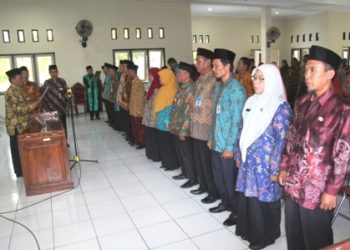 Kakankemenag Klaten Kukuhkan Kepala MIN dan Kaur TU Madrasah