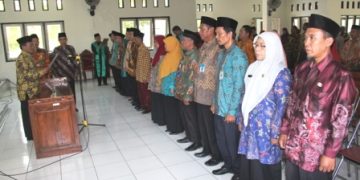 Kakankemenag Klaten Kukuhkan Kepala MIN dan Kaur TU Madrasah