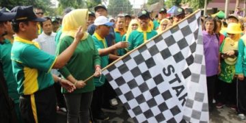 Bupati Lepas Jalan Sehat HAB Kemenag Klaten