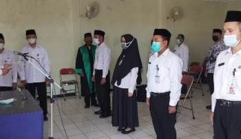 Lantik Empat ASN Fungsional Guru, Ini Pesan Kakankemenag