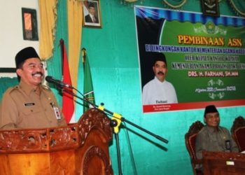 Farhani, Ajak ASN Kemenag Tingkatkan Kinerja di Tahun 2018