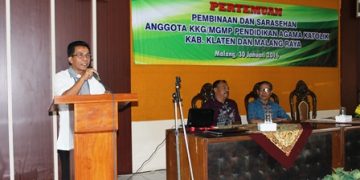 KKG Agama Katolik Kab Klaten bertukar ilmu ke Malang