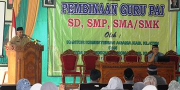 Pembinaan guru PAI SD SMP SMA/SMK