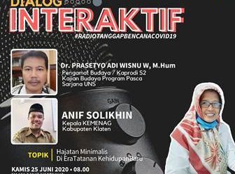 Dialog Interaktif Kakankemenag Klaten Bersama RRI Surakarta