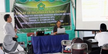 Diklat KTI menuju kualitas guru  madrasah yang professional