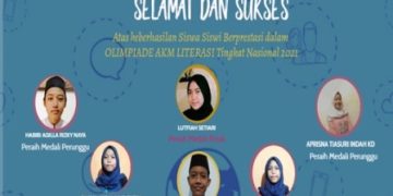Enam Siswa MTsN 3 Klaten  Raih Medali Olimpiade AKM Literasi Nasional
