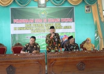 Kemenag Klaten Gelar Pembinaan SDM Bidang Hukum