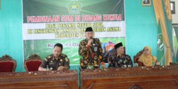 Kemenag Klaten Gelar Pembinaan SDM Bidang Hukum