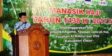 1.085 Jamaah Calon Haji Klaten Ikuti Manasik Haji Bersama