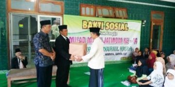Milad ke 14, MTsN Jatinom Gelar Bakti Sosial