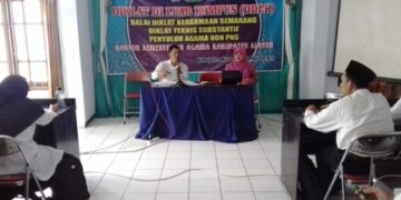 Diklat Teknis Substantif Penyuluh Non PNS di Kemenag Klaten