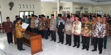Kakankemenag Klaten Lantik dan Ambil Sumpah Jabatan Penghulu