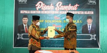 Pisah Sambut Kepala Kantor Kementerian Agama Kabupaten Klaten