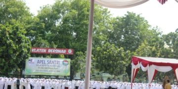 Bupati Klaten Pimpin Upacara Hari Santri Nasional