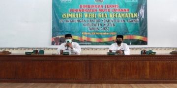 Tingkatkan Mutu Layanan KUA, Kemenag Klaten Gelar Bimtek Simkah Web