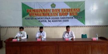 Pengelolaan BOP KUA, Harus Efektif Efisien Transparan dan Akuntabel