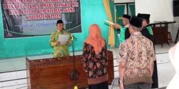 Kakankemenag Klaten Lantik Pengawas Madrasah
