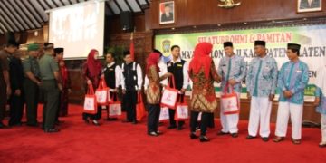 901 Calon Jamaah Haji Klaten Pamitan Bupati