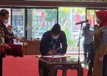 Kakankemenag Menjadi Saksi Pelantikan Ketua BAZNAS Klaten Periode 2022-2027