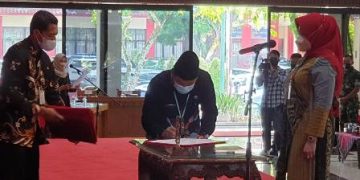 Kakankemenag Menjadi Saksi Pelantikan Ketua BAZNAS Klaten Periode 2022-2027