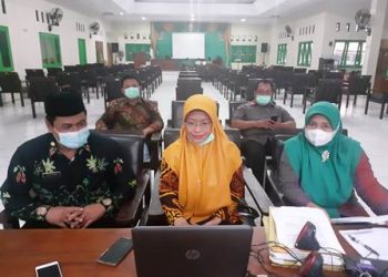 Kemenag Klaten Ikuti Penilaian Pendahuluan Satker Calon Pilot Project WBK 2022