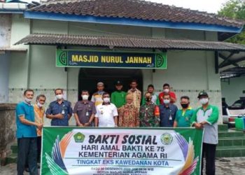 Bersih-bersih Rumah Ibadah Awali HAB ke-75 Kemenag Klaten