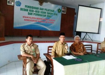 Tingkatkan Mutu Madrasah, Kemenag Klaten Gelar Bedah Kisi-Kisi USBN