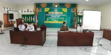Tim Penilai Internal Lakukan Penilaian ZI di Kemenag Klaten