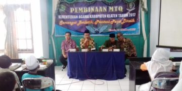 Kemenag dan LPTQ Klaten Gelar Pembinaan MTQ