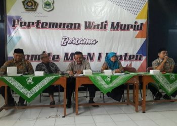 Majukan Mutu Madrasah, MTsN 1 Klaten Gandeng Wali Murid dan Komite