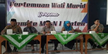 Majukan Mutu Madrasah, MTsN 1 Klaten Gandeng Wali Murid dan Komite