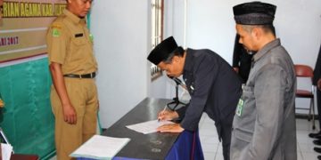 Serah terima jabatan Kepala KUA