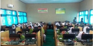 Simulasi UNBK, Ukur Kompetensi Siswa MTsN 1 Klaten