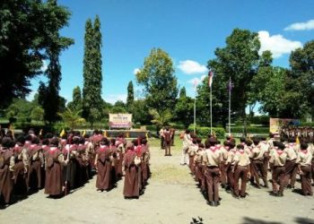 Bentuk Karakter Berakhlakul Karimah, MTsN Jatinom Gelar Perkemahan