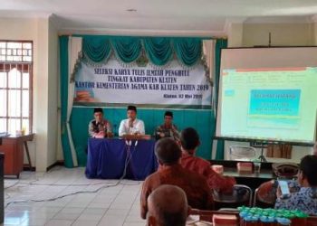 Tingkatkan Khazanah Keilmuan, Kemenag Klaten Gelar Seleksi KTI Penghulu