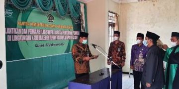 Lantik Penghulu, Kakankemenag Minta Jangan Ada Penyelewengan Jabatan