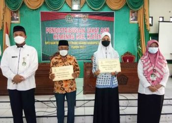 UPZ Kemenag Klaten Santuni 862 Fakir Miskin dan 153 Fisabilillah