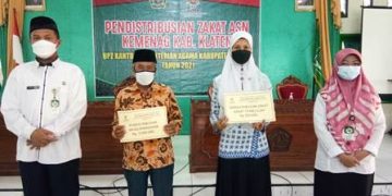 UPZ Kemenag Klaten Santuni 862 Fakir Miskin dan 153 Fisabilillah