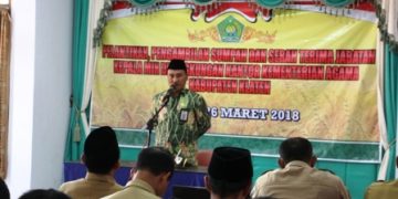 Lantik Kamad, Kankemenag Klaten Minta Wujudkan  Madrasah Hebat dan Bermartabat