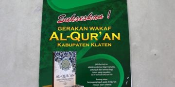 Kemenag Klaten ikut Sukseskan Gerakan Wakaf Al Quran