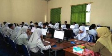 Ukur Kompetensi Siswa, MTsN 7 Klaten Gelar Ujicoba UNBK