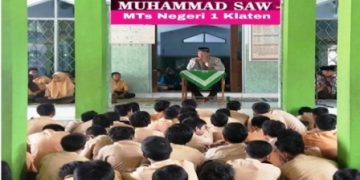 Sambut Maulid Nabi 1439 H, MTsN 1 Klaten Gelar Pengajian