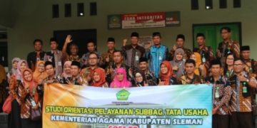 Kunjungi Klaten, Kemenag Sleman Study Orientasi Pelayanan Subbag TU