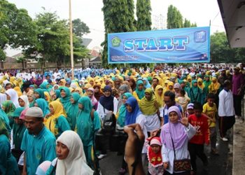 Jalan sehat keluarga Kemenag Klaten
