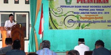 Pelantikan perwakilan BWI Kab. Klaten