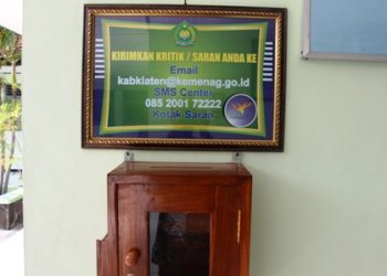 Sampaikan saran kritik melalui media yang resmi